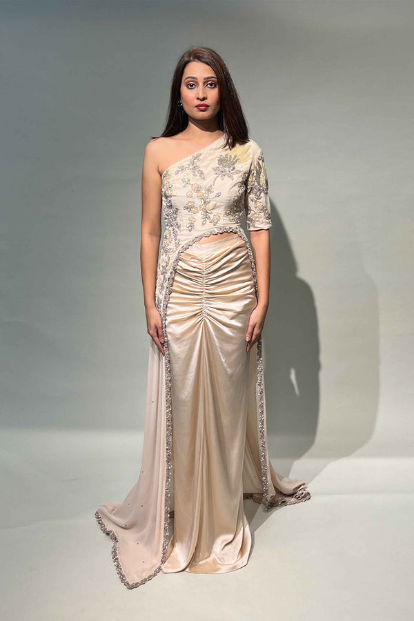 Twilight Cape Blouse Set