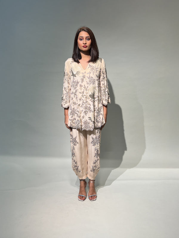 Crepe Beige Co-ord